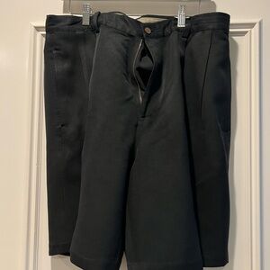 tommy bahama black silk shorts. Size 36.